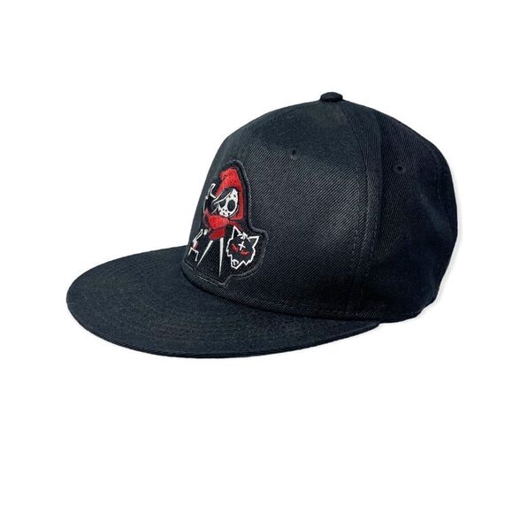 Otto SnapBack OSFM Grim Reaper Red Riding Hood Wool Blend Hat Cap - Picture 1 of 11